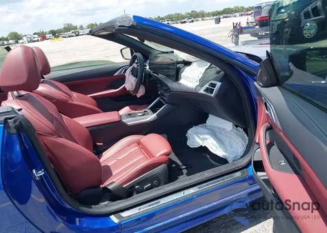 2025 BMW 4 Series 430I из США, поврежденный, VIN WBA33DB0XSCT17453